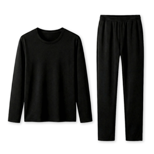 바디스윗 주니어 남아용 보온 라운드넥 내의 세트