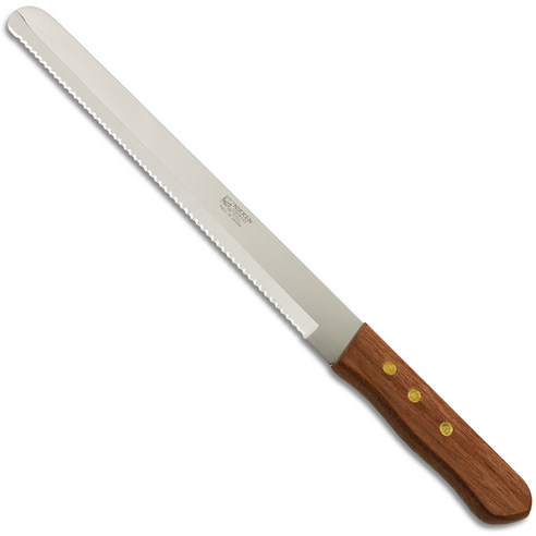 일본 명월도 빵칼 브레드나이프, 1개, 나무손잡이