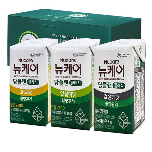뉴케어 당플랜 혼합 호두 인절미 검은깨맛(18팩) 200ml, 18개 이미지 2