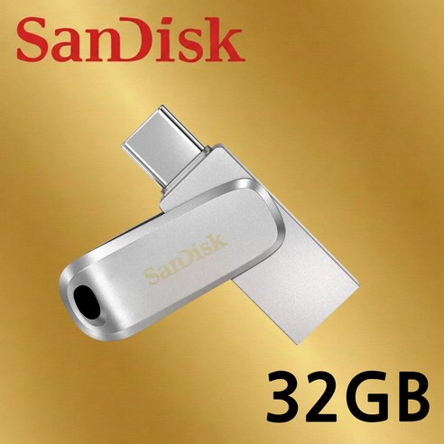 샌디스크 Ultra Drive Luxe USB 3.2 Type-C SDDDC4, 1개, 32GB