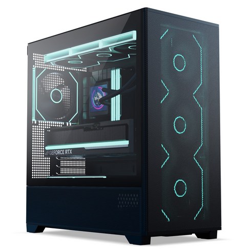 앱코 G50 빅플로우 MESH ARGB BTF 미들타워 컴퓨터 케이스