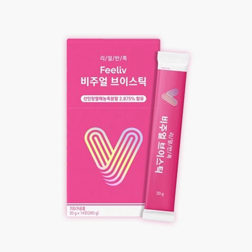 필리브 리얼반쪽 비주얼 브이스틱, 280g, 1박스