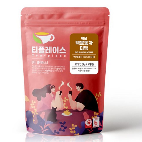 맥문동 삼각티백 50티백 맥문동100%, 1개, 50개입, 1g