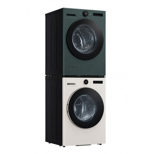 네이처베이지 네이처그린 트롬 1등급 LG 세탁24kg 건조22kg 설치포함, FX24ENE + RD22GS