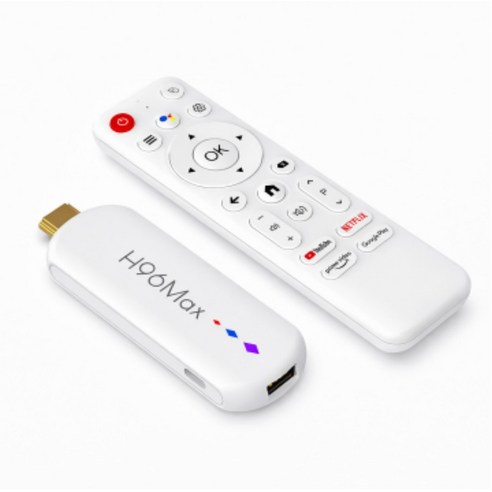 PYHO TV box 스틱 4K HDR 안드로이드 셋톱박스 OTT 지원 안드로이드14, H96Max-흰색(2GB+16GB), 1개