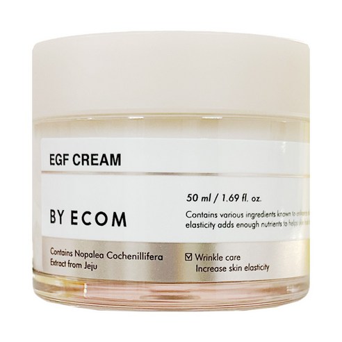 바이애콤 이지에프 EGF 크림 50ml + 마스크 1매 + 사은품 천연비누 이미지 2