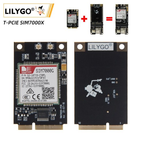LILYGO TTGO PCIE SIM7000 개발 IOT SIM7000G 무선 SIM7000E 32 블루투스 2G 모듈 ...