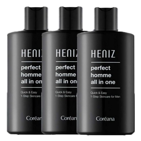 코리아나 퍼펙트 옴므 올인원 로션, 200ml, 3개