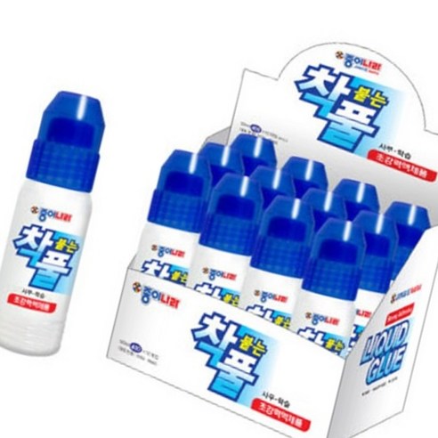 종이나라 착 붙는 착풀 액체풀 50ml (12개입) - 물풀 | 쿠팡