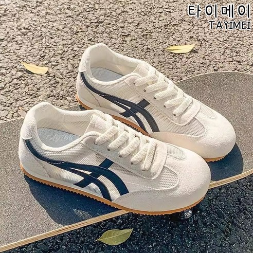 타이메이 캐주얼 슈즈 여성 여름 얇은 패션 통기 망면 스포츠 캐주얼 아칸 슈즈