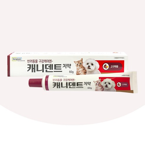 동국제약 반려동물 캐니덴트 치약 고구마향, 60g, 1개입, 1개