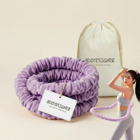 바디자이너 스프링 훌라후프 무소음 뱃살 다이어트 5세대 26년형 이미지 2