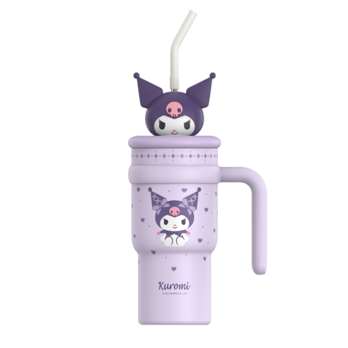 크로스 보더 산리오 텀블러 700밀리리터, 1개, 700ml, 700ml 쿠로미 1개, 700ml, 700ml 쿠로미