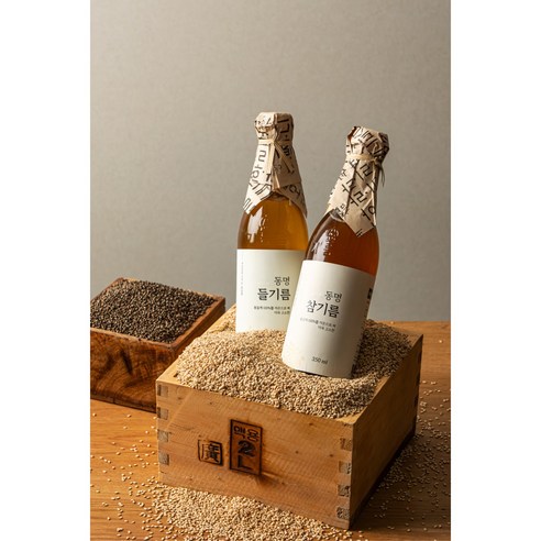 동명 저온 압착 고소한 통참깨100% 방앗간 참기름 후기 분석 - 저온 압착 공정 설명