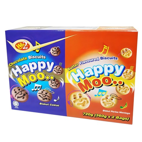 대용량 해피무 초콜릿맛 & 버터향 비스킷
