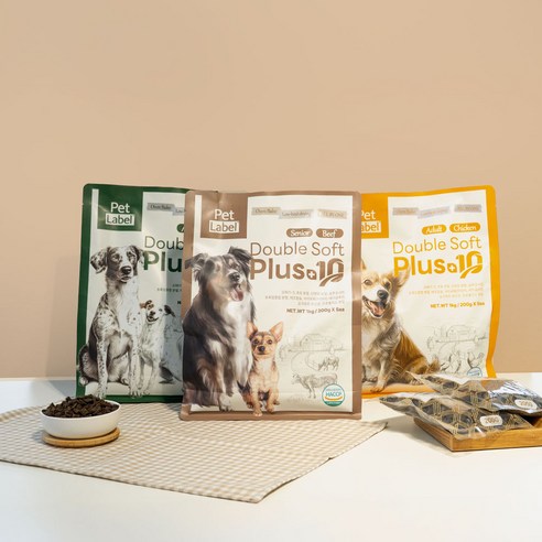 Petlabel Double Soft Plus Ten Oven Bake 1kg dog food 이미지 2