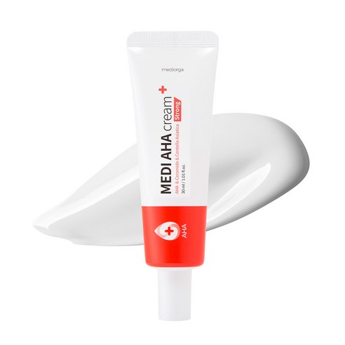 메디올가 메디 아하 스트롱 좁쌀 비립종 각질 요철 케어 크림 30ml, 1개
