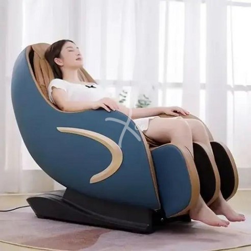 안마의자 바디 마사지 기구 건강 부모님 선물 거실용, 그레이화이트