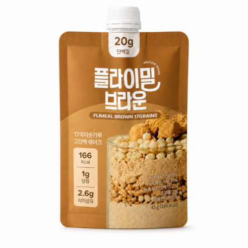 플라이밀 단백질 쉐이크 브라운 45g, 7개 솔직 후기 | 실사용자 리뷰 분석 - 상품 이미지 2
