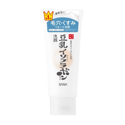 나메라카혼포 두유 이소플라본 페이스 워시, 150g, 1개