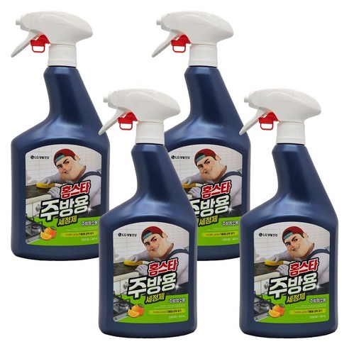 홈스타 맥스 프레쉬 주방용 세정제 500ml × 4개