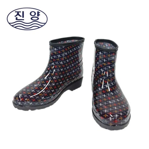 진양 여성 단장화 예쁜장화 작업장화 레인부츠 숏장화 발목장화