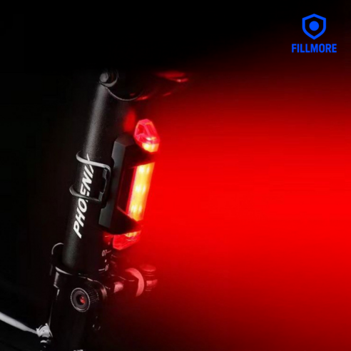 필모어 초경량 USB충전식 자전거 라이트 전조등 +후미등 세트 이미지 4