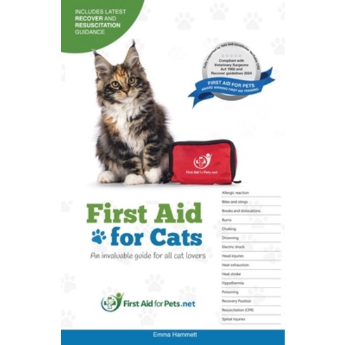 (영문도서)First Aid for Cats Paperback, First Aid for Life, English, 9780995490093