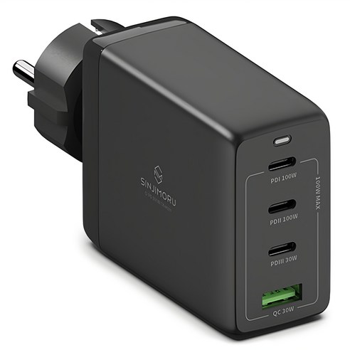 PD 充電器 100W USB-C GaN技術 PD3.0採用 Type-c急速充電アダプター