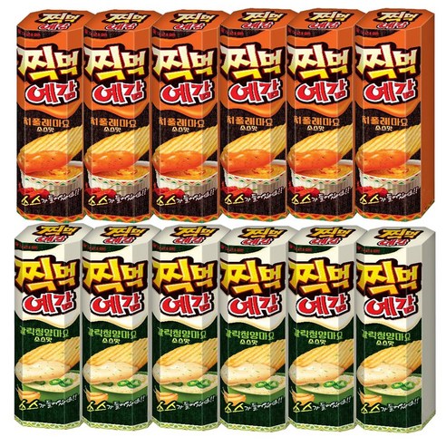 예감찍먹갈릭청양마요+치폴레마요소스, 76g, 12개