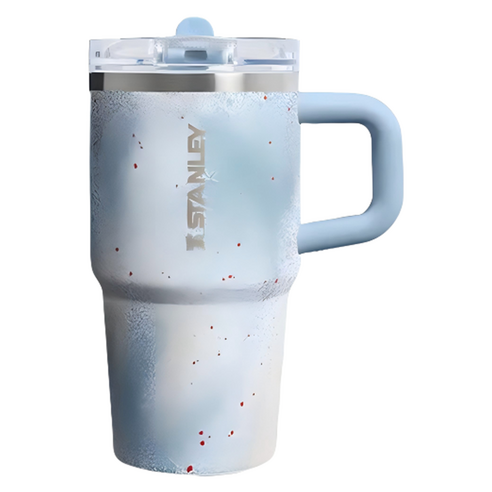 스탠리 프로투어 스테인리스 스트로 텀블러, 1개, 591ml, 글레이즈드 블루 그라데이션