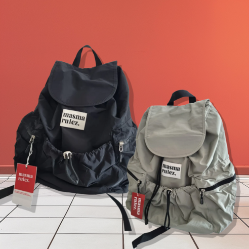 마스마룰즈 스트링 플랩 데일리 백팩