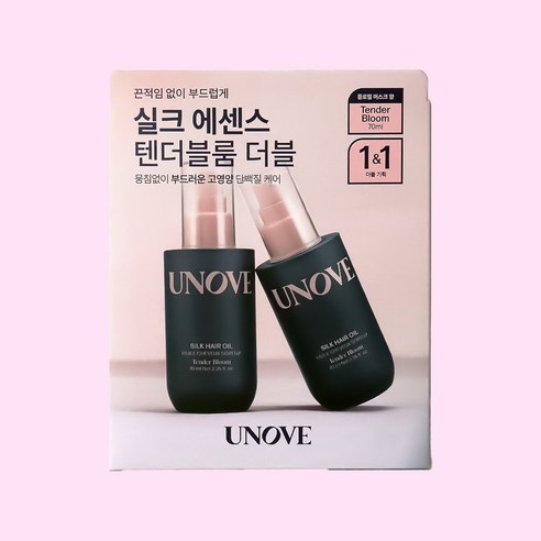 어노브 실크 단백질 헤어 오일 에센스, 70ml, 2개