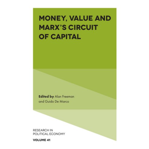 (영문도서)Money Value and Marx's Circuit of Capital Hardcover, English, 9781835495971