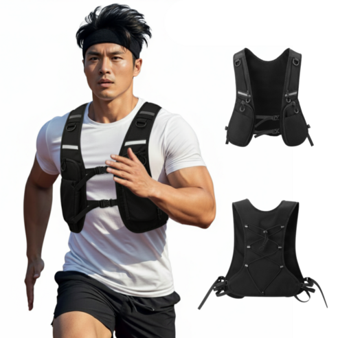 핀딘 트레일러닝 조끼 러닝 베스트 초경량 배달조끼
