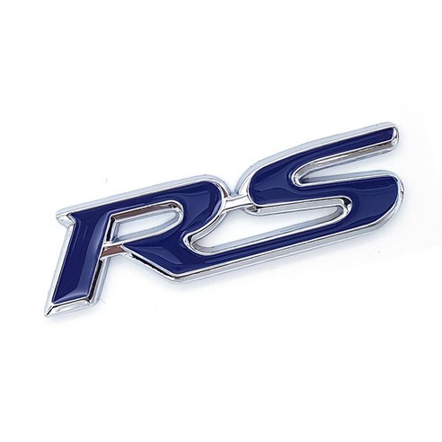 쉐보레 RS 스티커 엠블럼 뱃지 (트레일블레이저 트랙스크로스오버), 블루