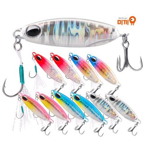 메탈지그 숏메탈 10개세트 엘프 광어 배스 20g 30g 40g, 10개, 엘프10개세트(MTS01)