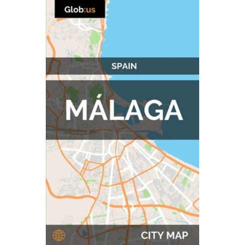 (영문도서)Málaga Spain - City Map Paperback, English, 9781973194422, Independently Published