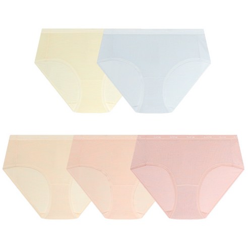 수아팜 주니어 여아 소프트 파스텔 팬티 5매