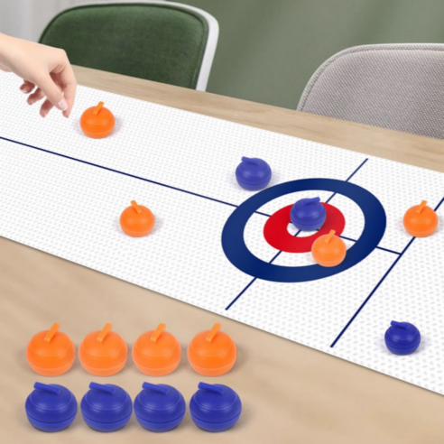 COVERONE 모임필수품 테이블 미니 아이스 컬링 보드게임 이미지 4