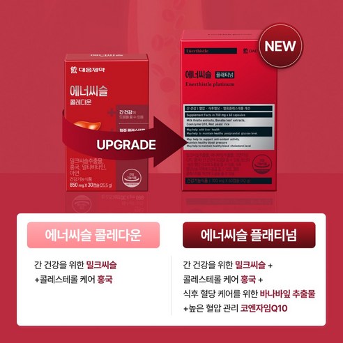 에너씨슬 플래티넘 밀크씨슬 42g 60정, 3개 이미지 2