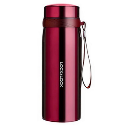 락앤락 빅 레드 보온병, 버건디, 1개, 900ml