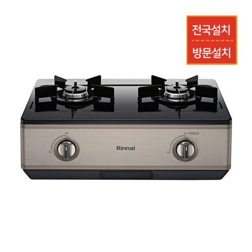 전국설치 린나이 가스레인지 AA 2구 고급형 AH205, LPG, AH 205