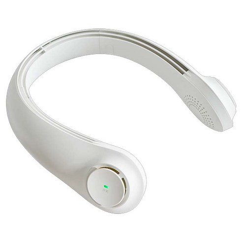 올레이크스 넥밴드형 선풍기 OLK-F12A, 화이트