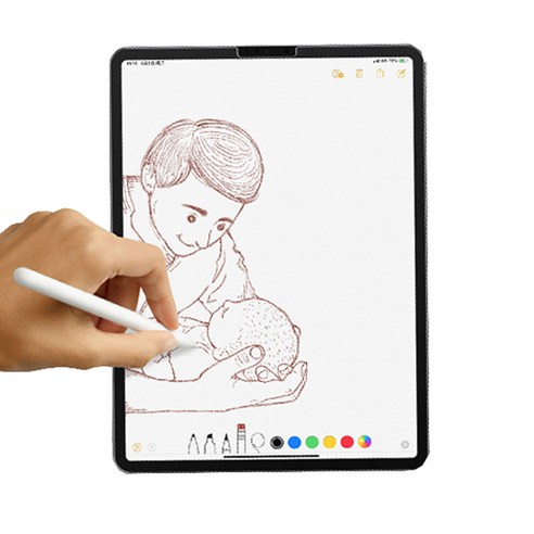 제이엔 아이패드10 종이필름, 1개, 무색
