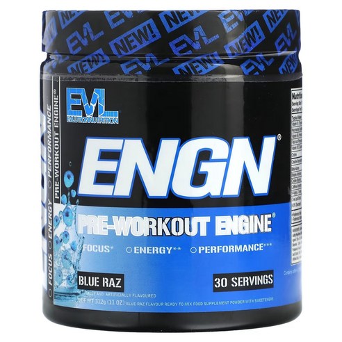 EVLUTIONNUTRITION ENGN 프리-워크아웃 엔진 블루 라즈 ... 맛있게 먹은 솔직 후기 썸네일