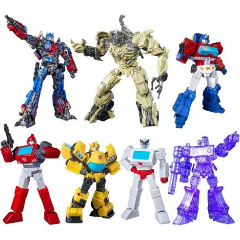 요로파크 트랜스포머 장난감 61팩AMK MINI WAVE3 시리즈 4.7인치 고도로 관절화된 TF3 옵티머스 프라임 및 메가트론IDW 오리온 팍스와 범블비 G1 아이언하이드 레 - 베어브릭/랜덤/캡슐피규어