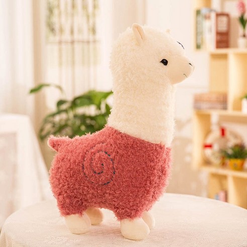 575알파카인형, 1개, 25cm, 핑크