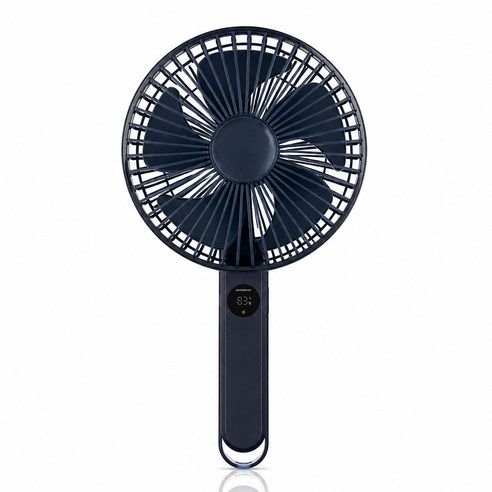 나비 스톰 빅팬 16cm 휴대용 BLDC 무선 접이식 선풍기 대형 손풍기, 인디고네이비, NV233-PHF30