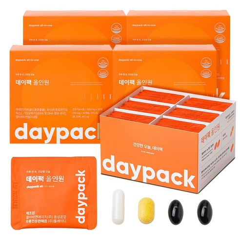 데이팩 올인원 멀티팩 유산균+오메가+루테인+멀티비타민+미네랄 30회분, ... 맛있게 먹은 솔직 후기 썸네일